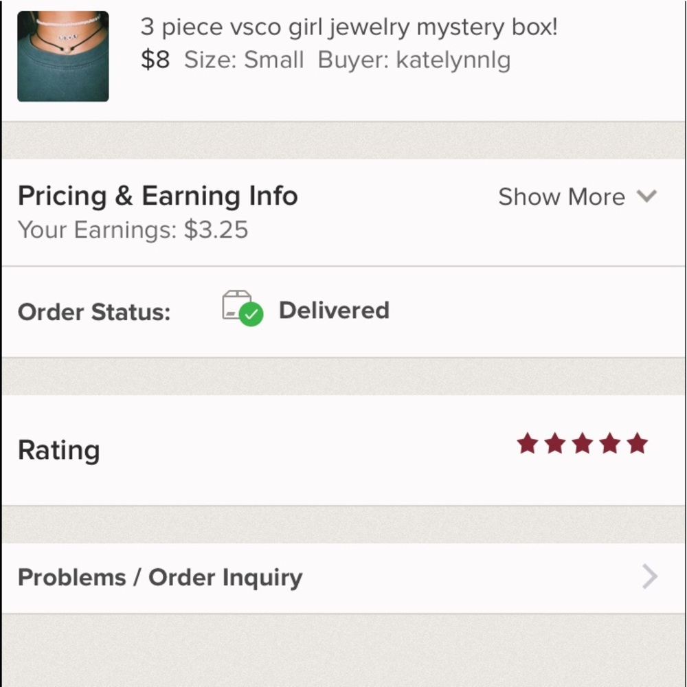 3 piece vsco girl jewelry mystery box! - Picture 6 of 7